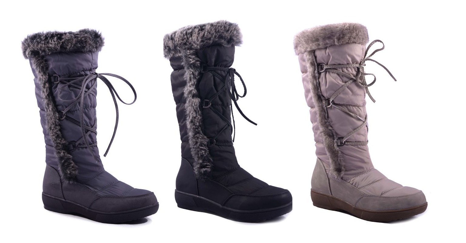 Jumex Winterstiefel gefüttert Boots Moonboots Stiefel Schuhe